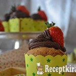Gesztenyés muffin csokis krémmel - paleo 2